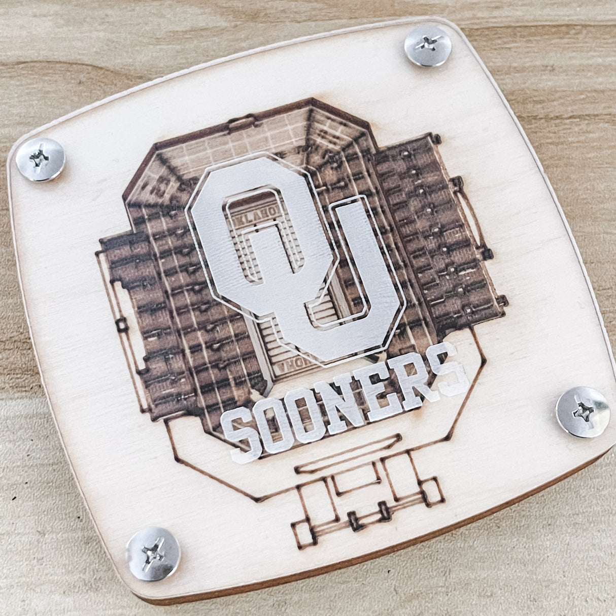 OU Stadium Coaster Set