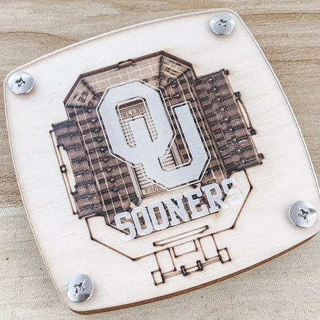 OU Stadium Coaster Set