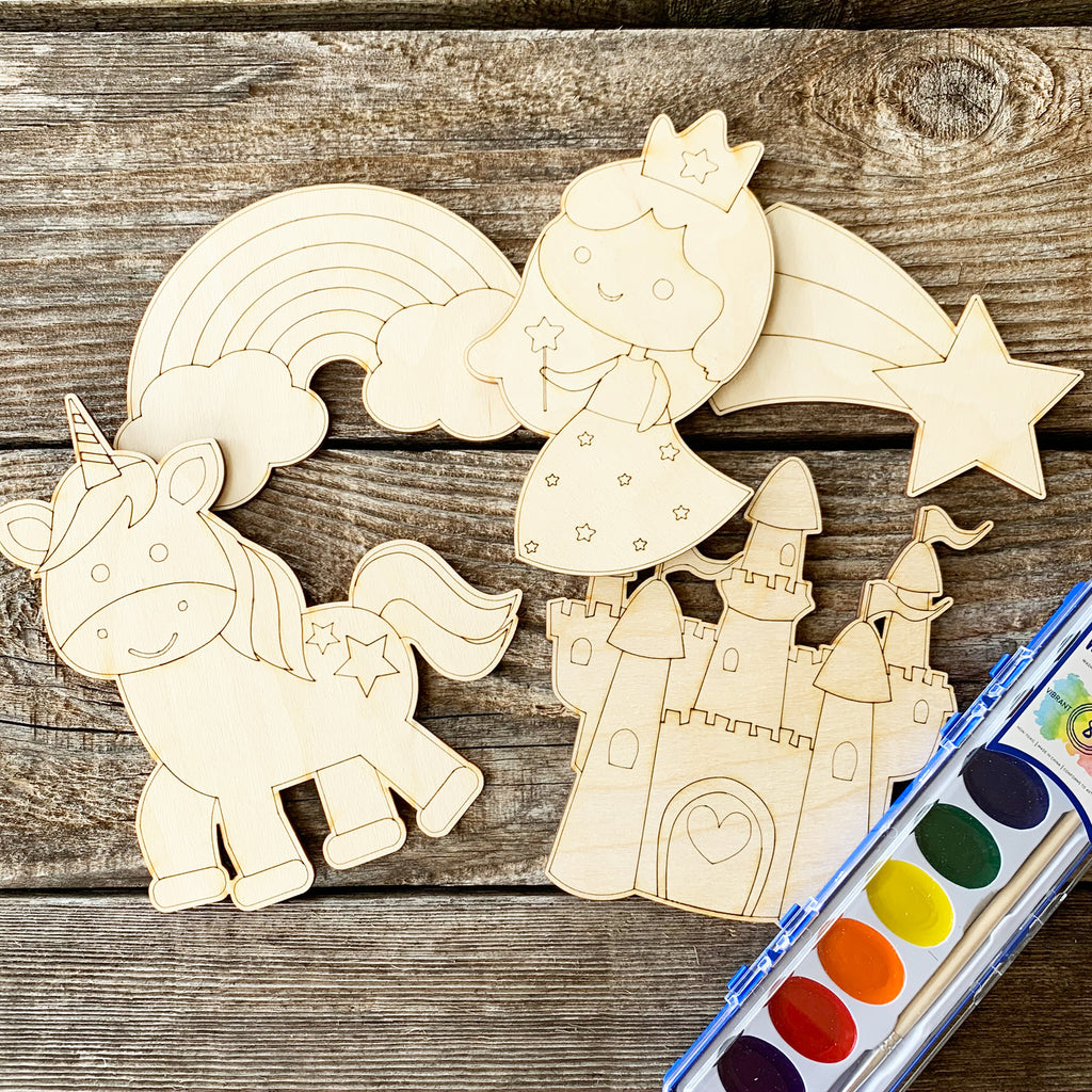 Unicorn and princess painting kit