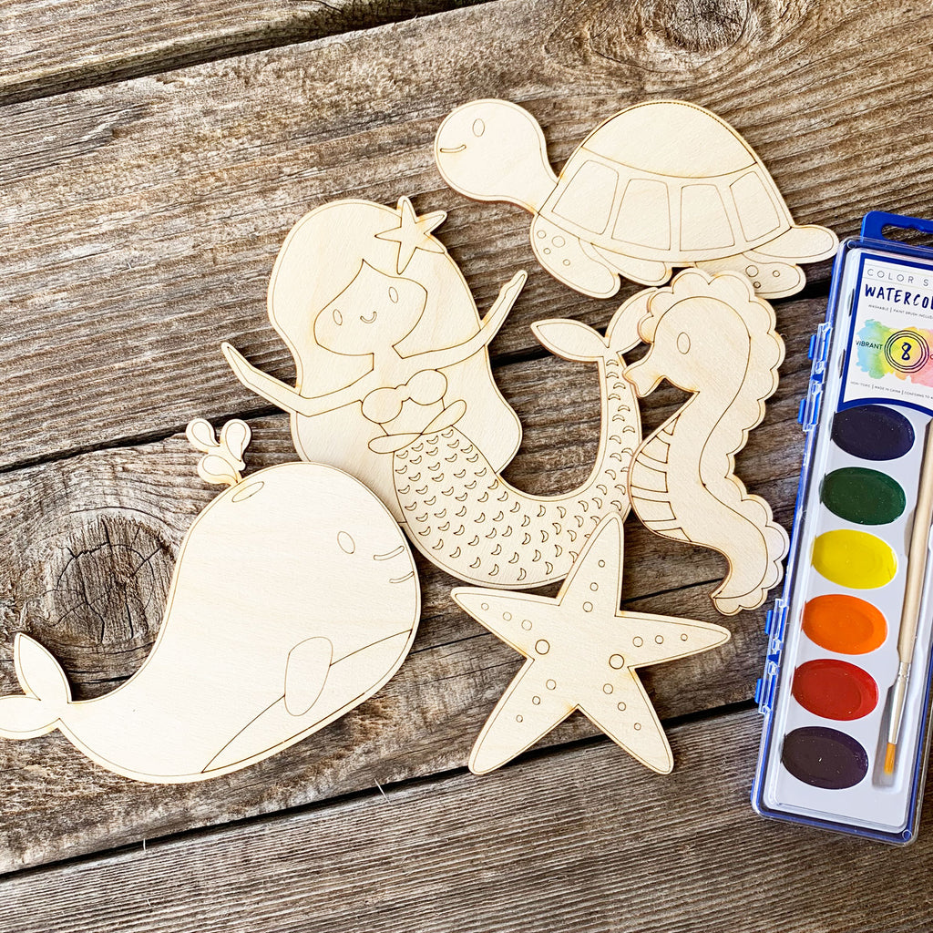 Mermaid painting kit